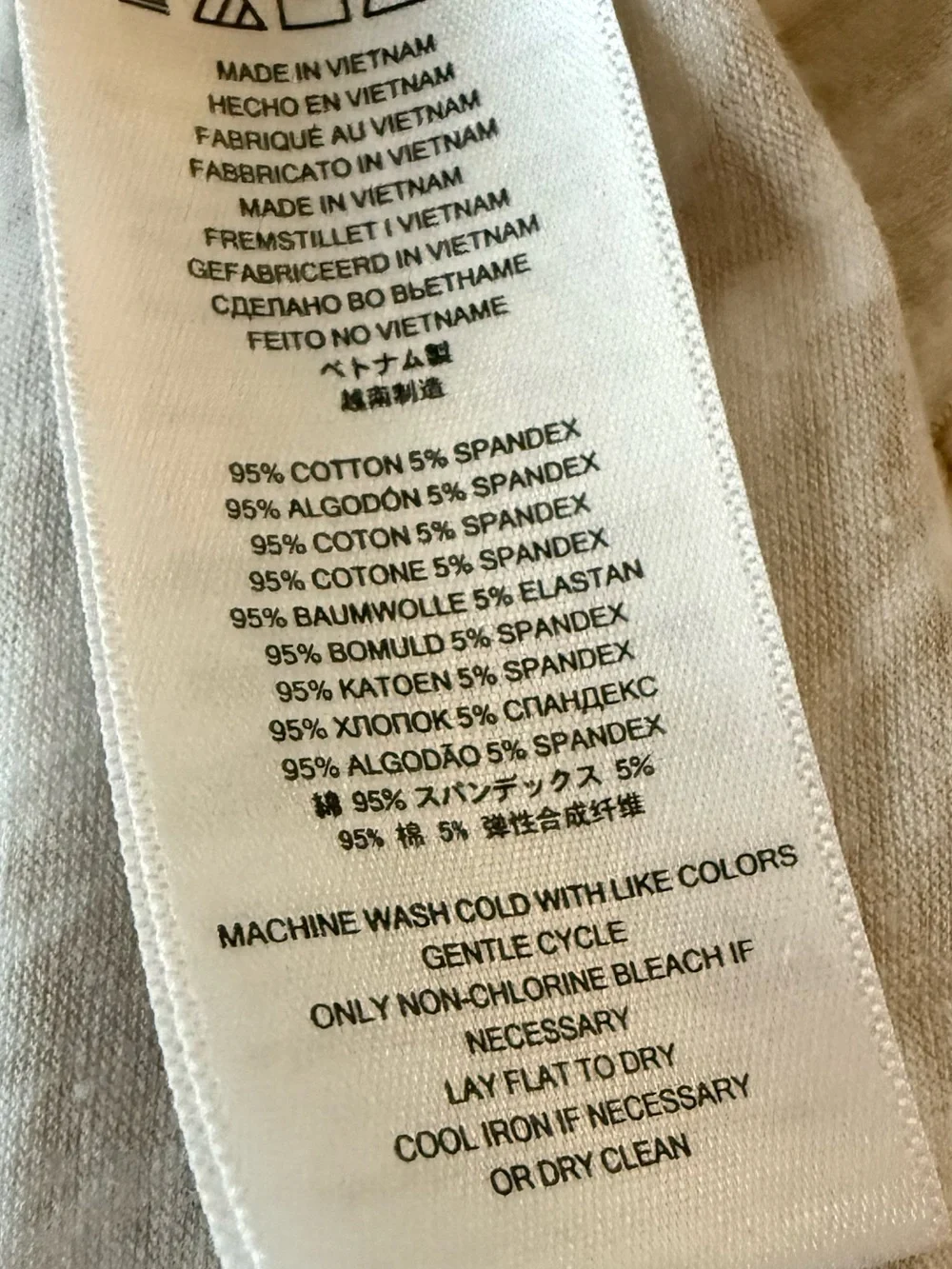 Michael Kors Tan Zebra Print Logo T-Shirt Women’s Large